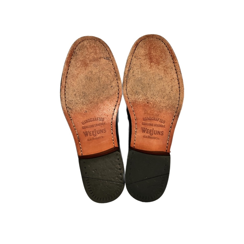 GH Weejuns Slip-on Casual 2-Tone Leather Loafers Mens Size 10 - Picture 8 of 8